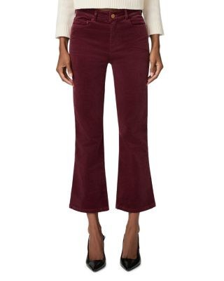 Paige Mason High Rise Ankle Bootcut Jeans in Pinot