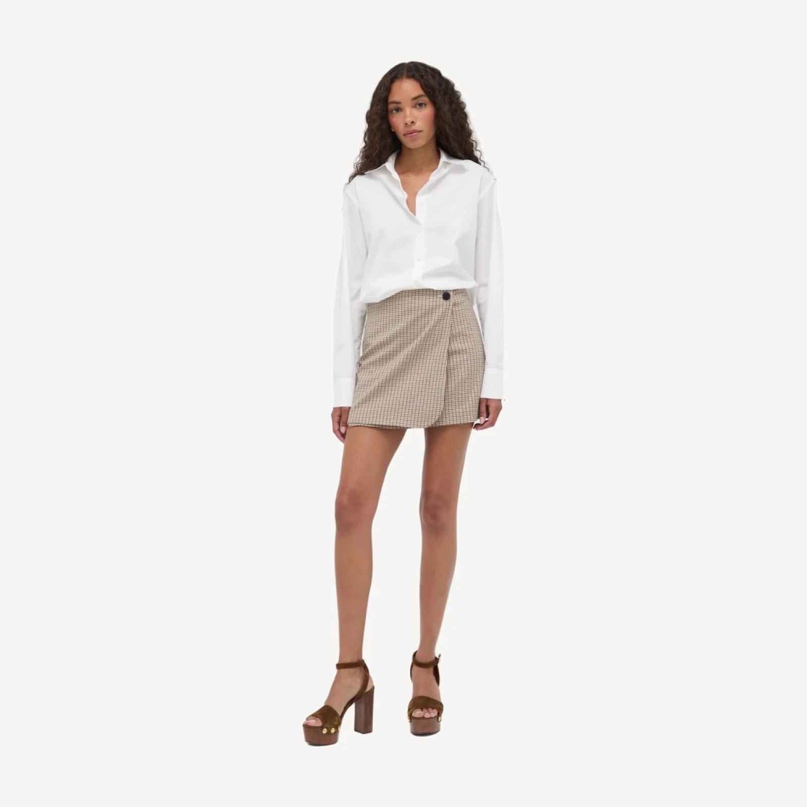 The Melody Skirt - Hertford Houndstooth