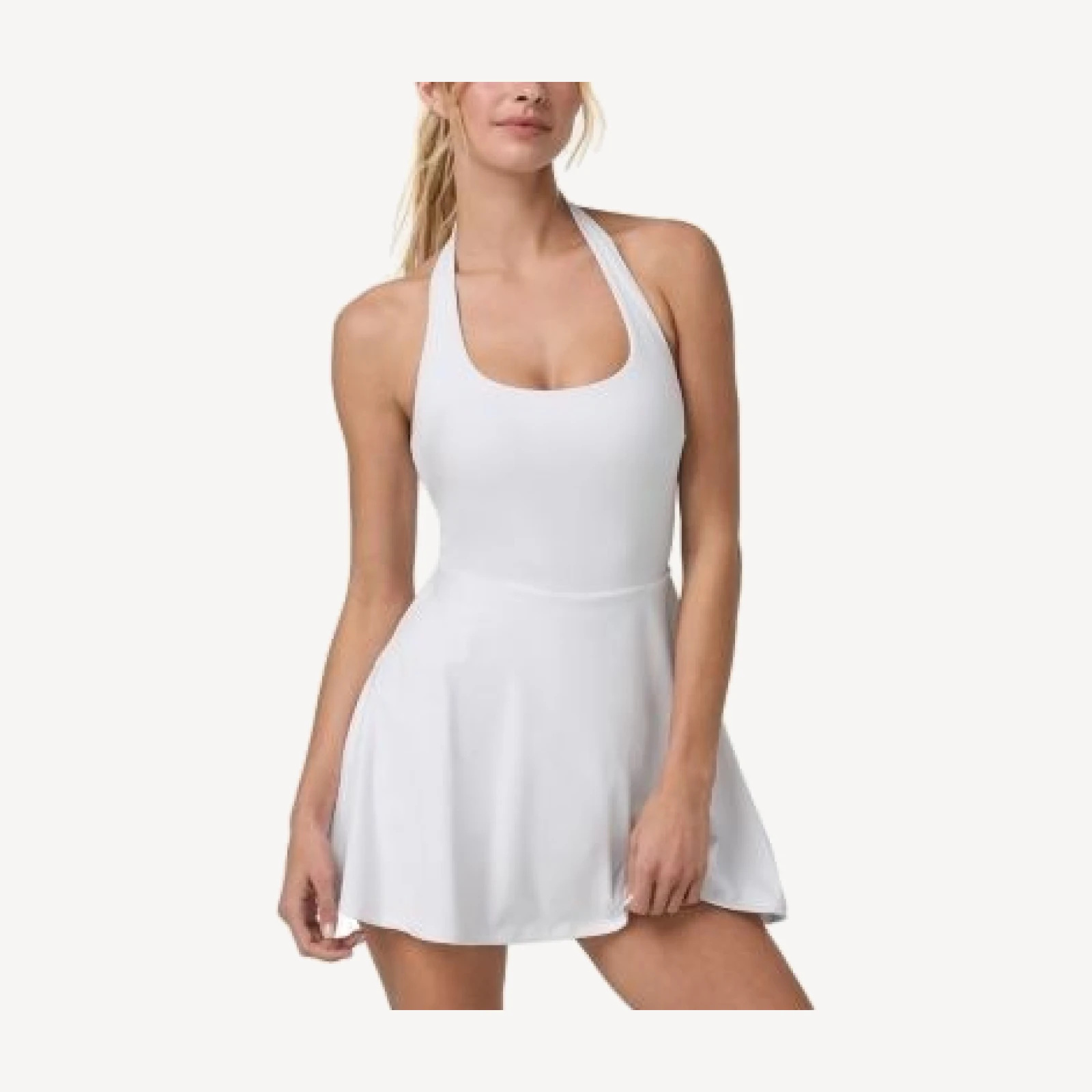 Vuori Tiebreak Halter Dress