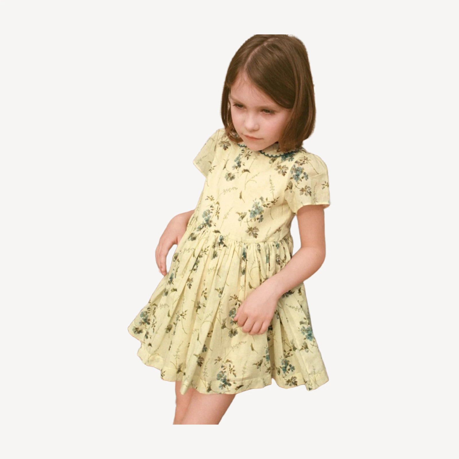 DUA DRESS -- SUNSHINE PRAIRIE ROSE