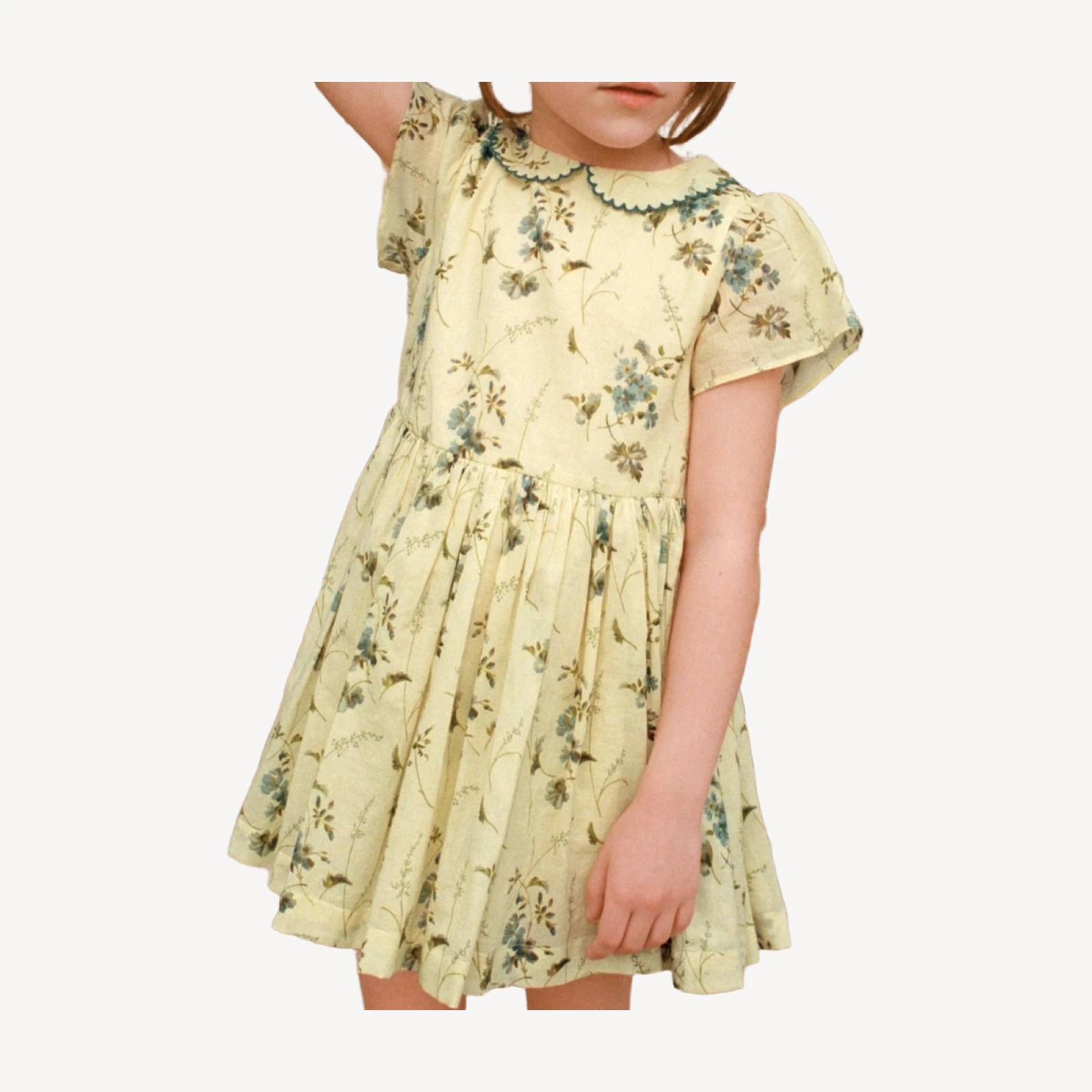 DUA DRESS -- SUNSHINE PRAIRIE ROSE