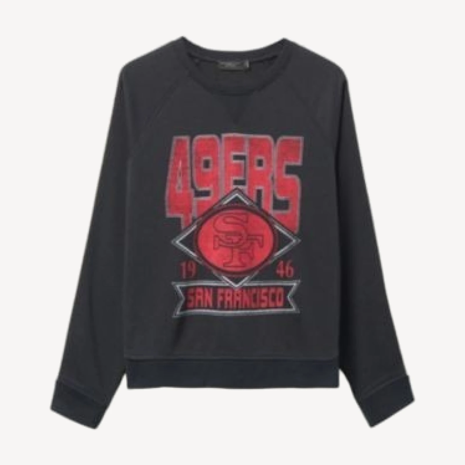 Junk Food Clothing Women's Nfl San Francisco 49ers Overtime Crew
