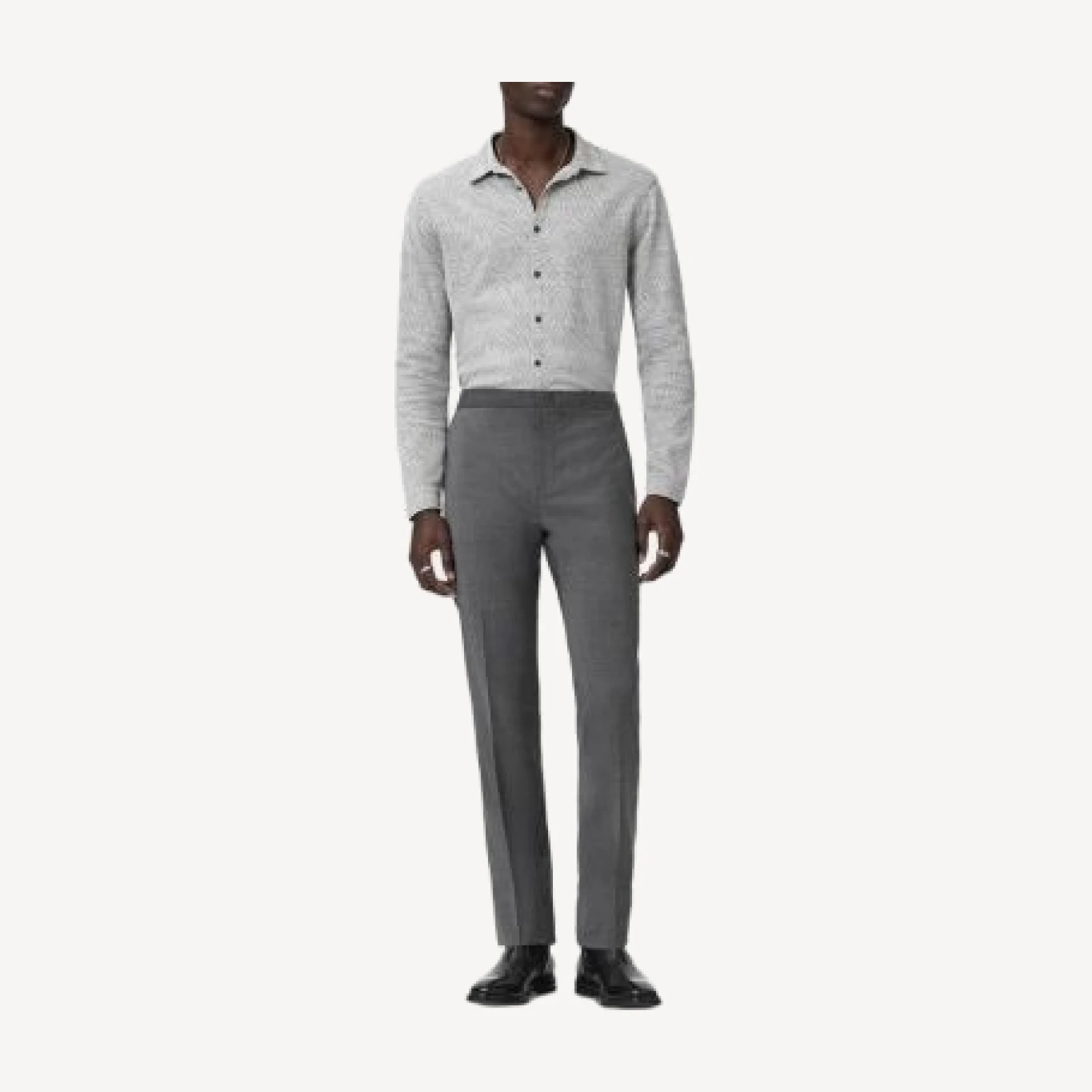 John Varvatos Paladino Jacquard Leaves Shirt