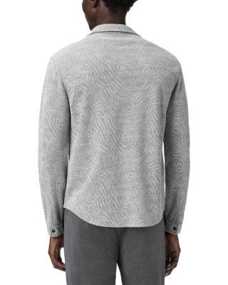 John Varvatos Paladino Jacquard Leaves Shirt