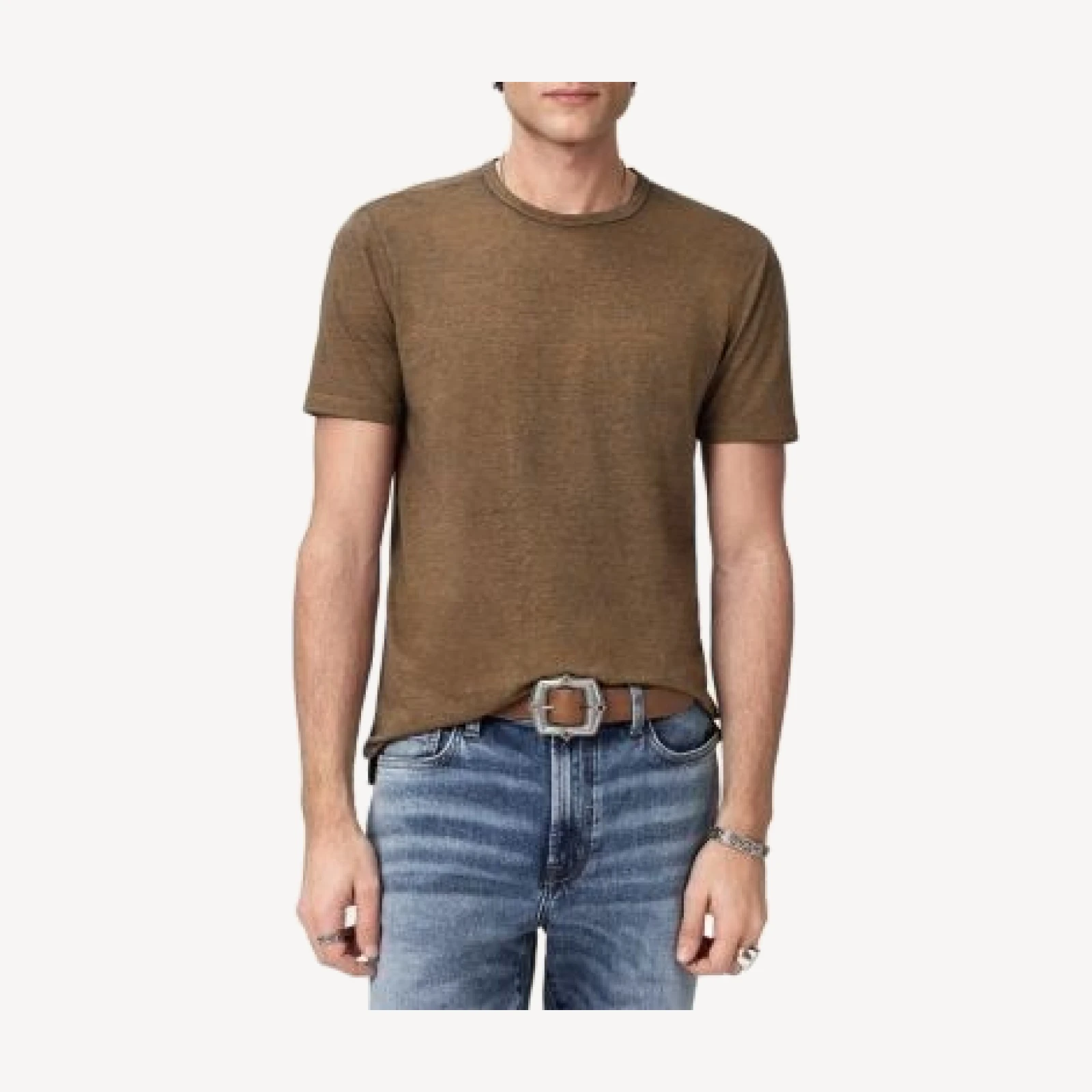 John Varvatos Bale Burnout Short Sleeve T-Shirt