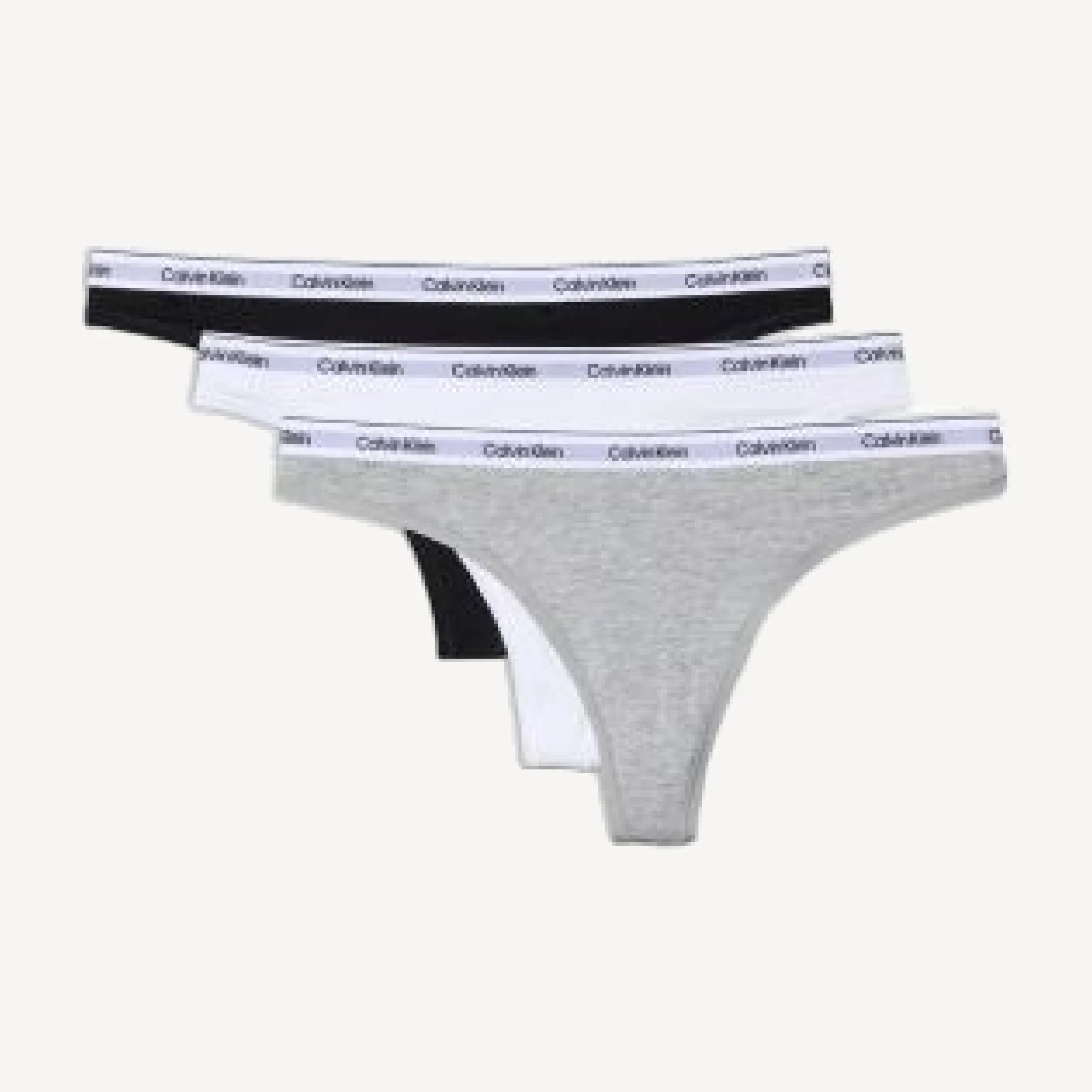 Calvin Klein Modern Logo Thong, Set of 3