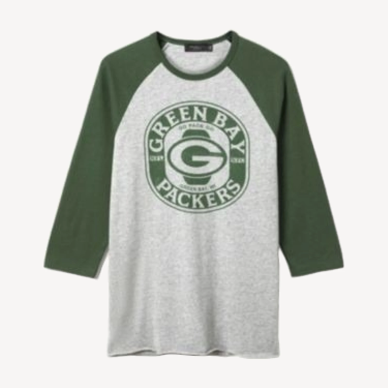 Junk Food Clothing Unisex Nfl Green Bay Packers Elite Raglan