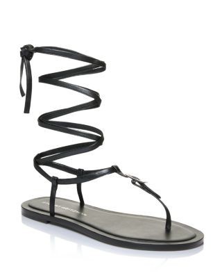 Stuart Weitzman Women's Georgie Lace Up Sandals