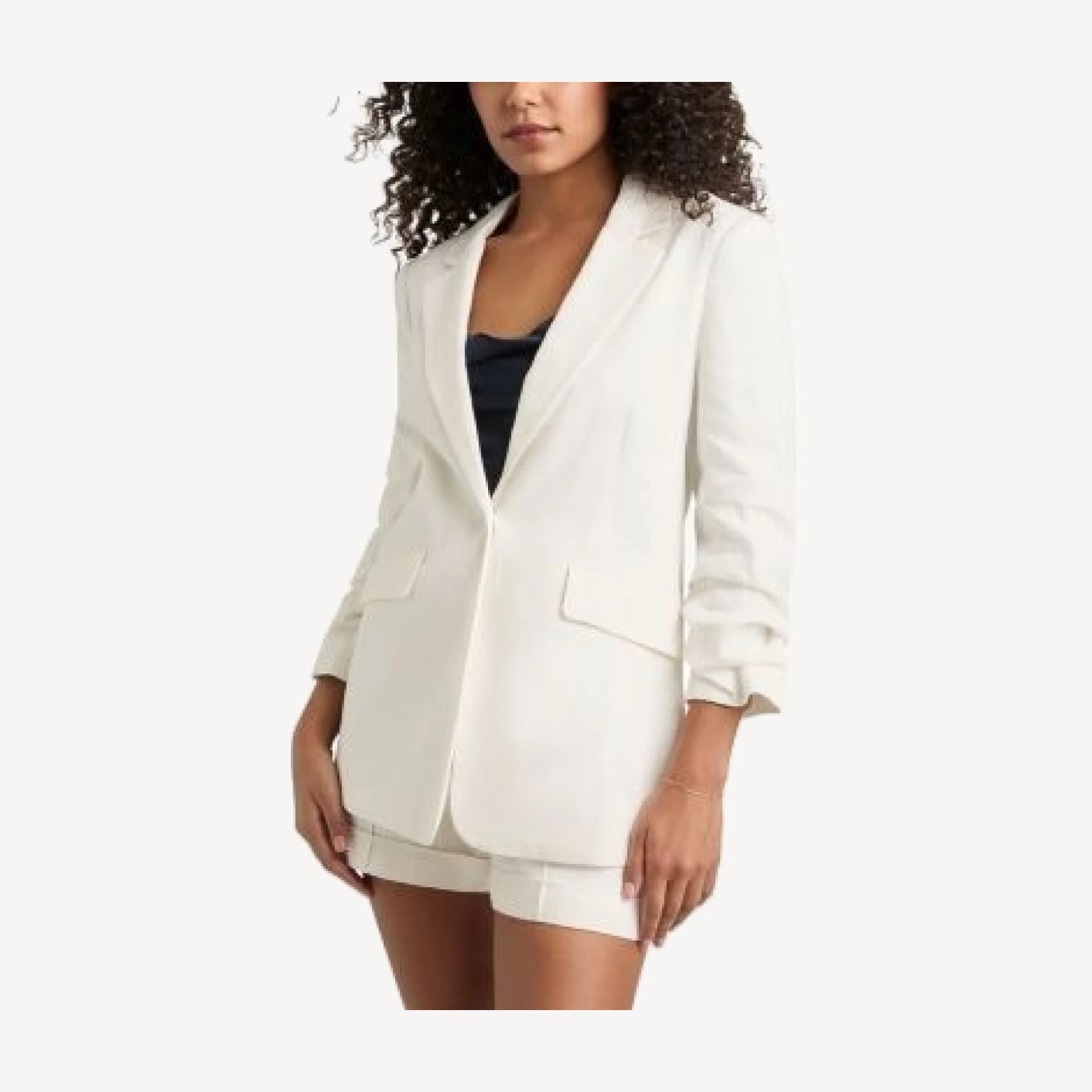 Cinq a Sept Linen Blend Suiting Kylie Blazer