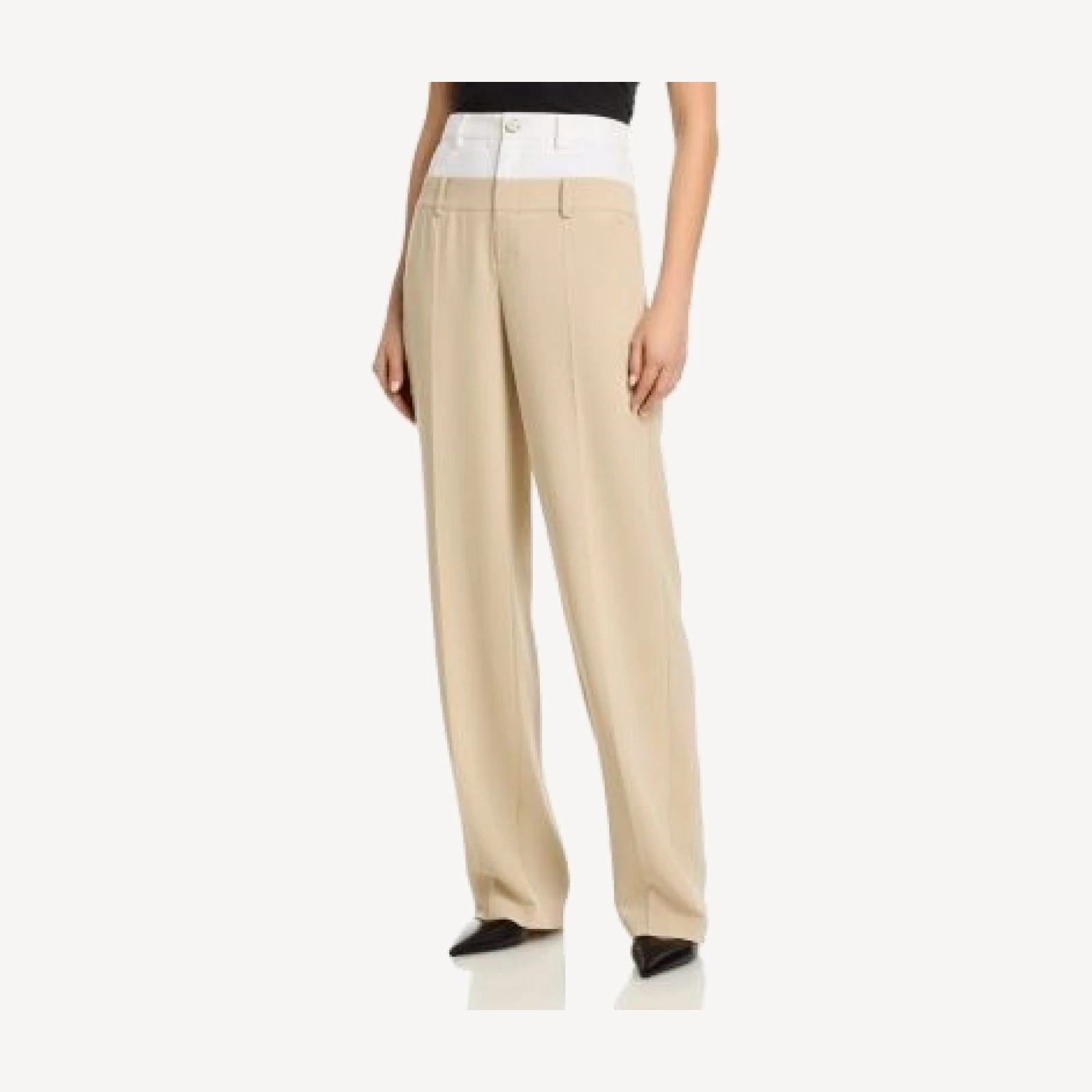 Cinq a Sept Dionne Mixed Media Pants