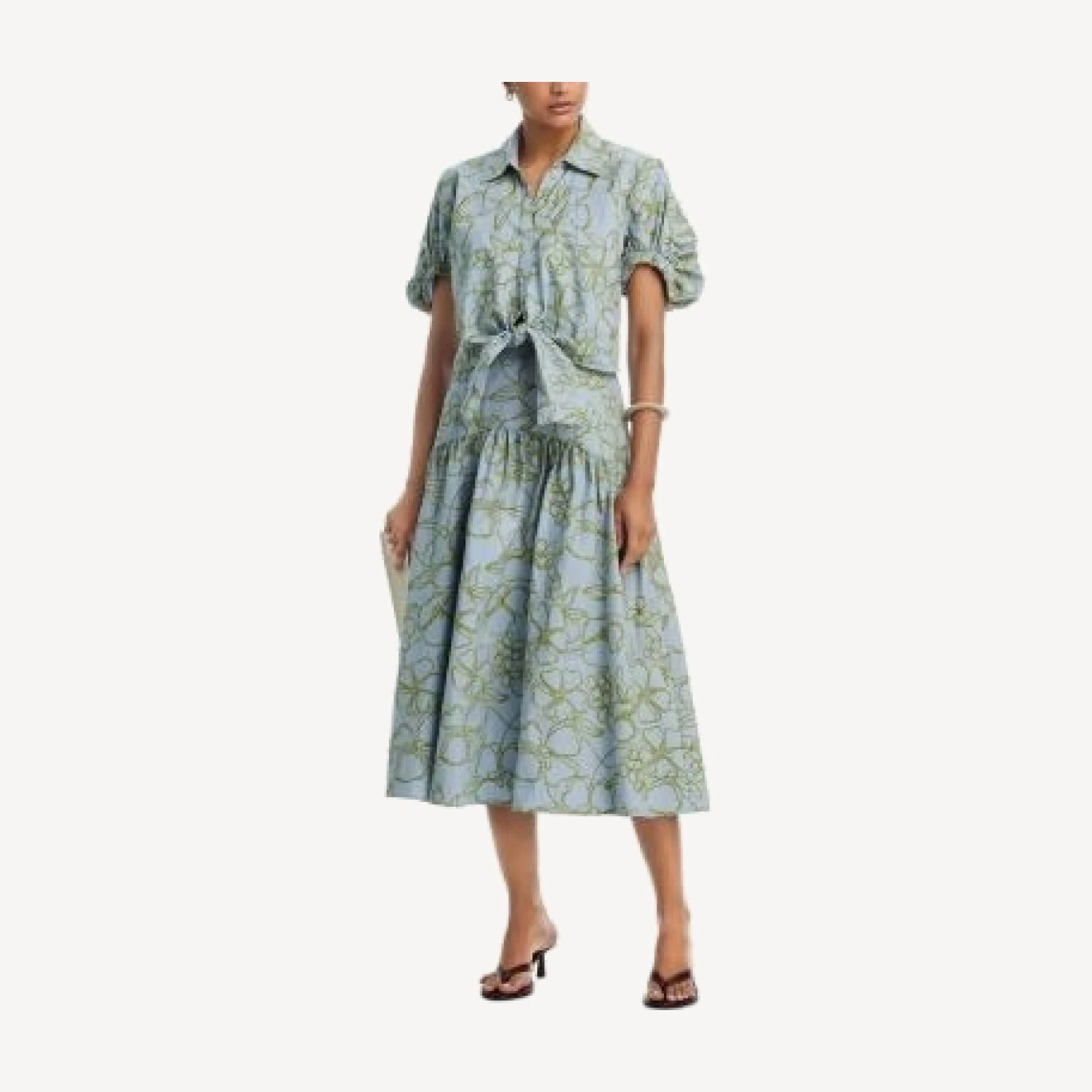 Cinq a Sept Zoanne Embroidered Floral Skirt