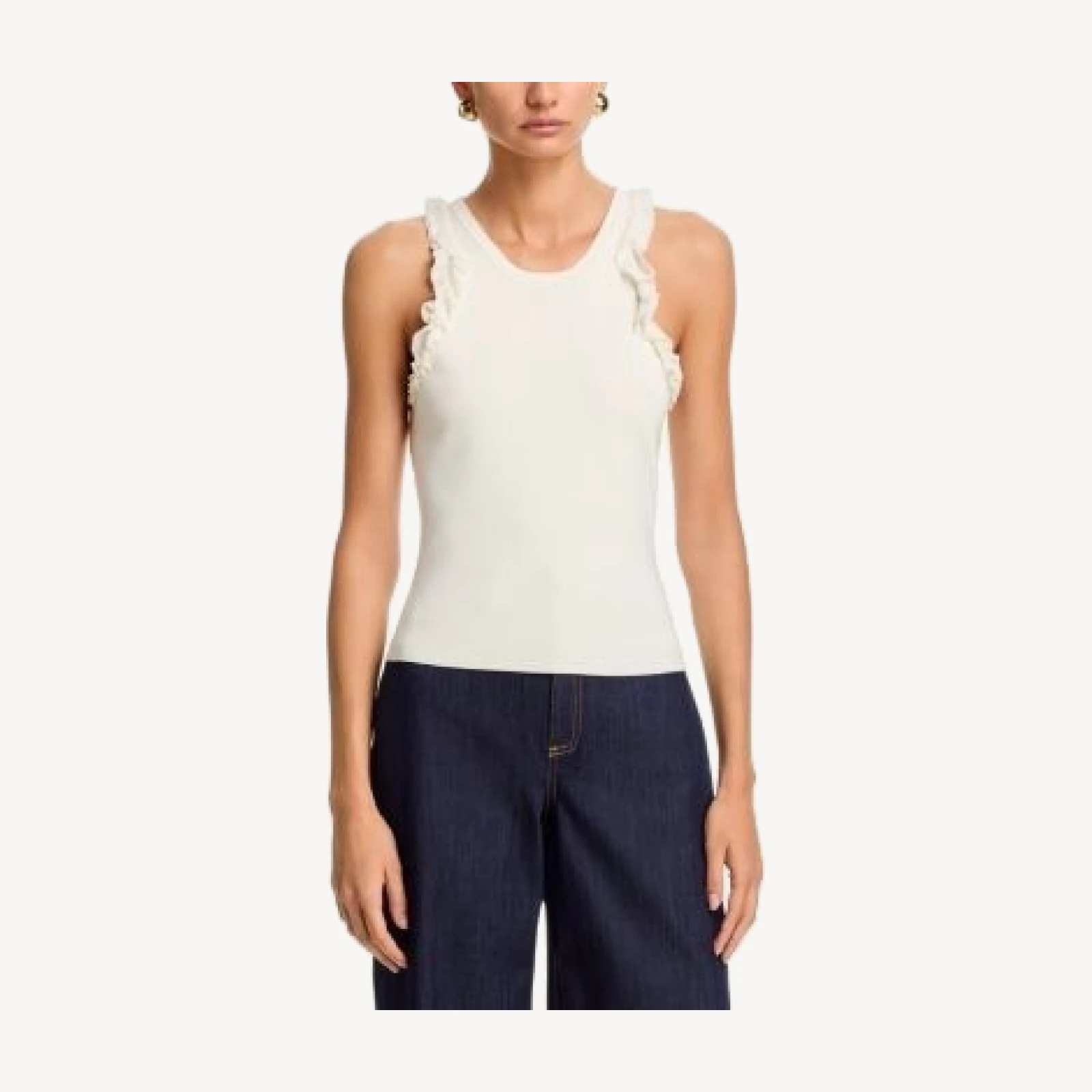 Cinq a Sept Martha Ruffled Tank