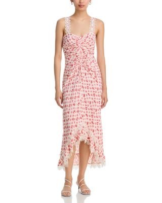 Cinq a Sept Mini Ikat Roses Stevie Dress