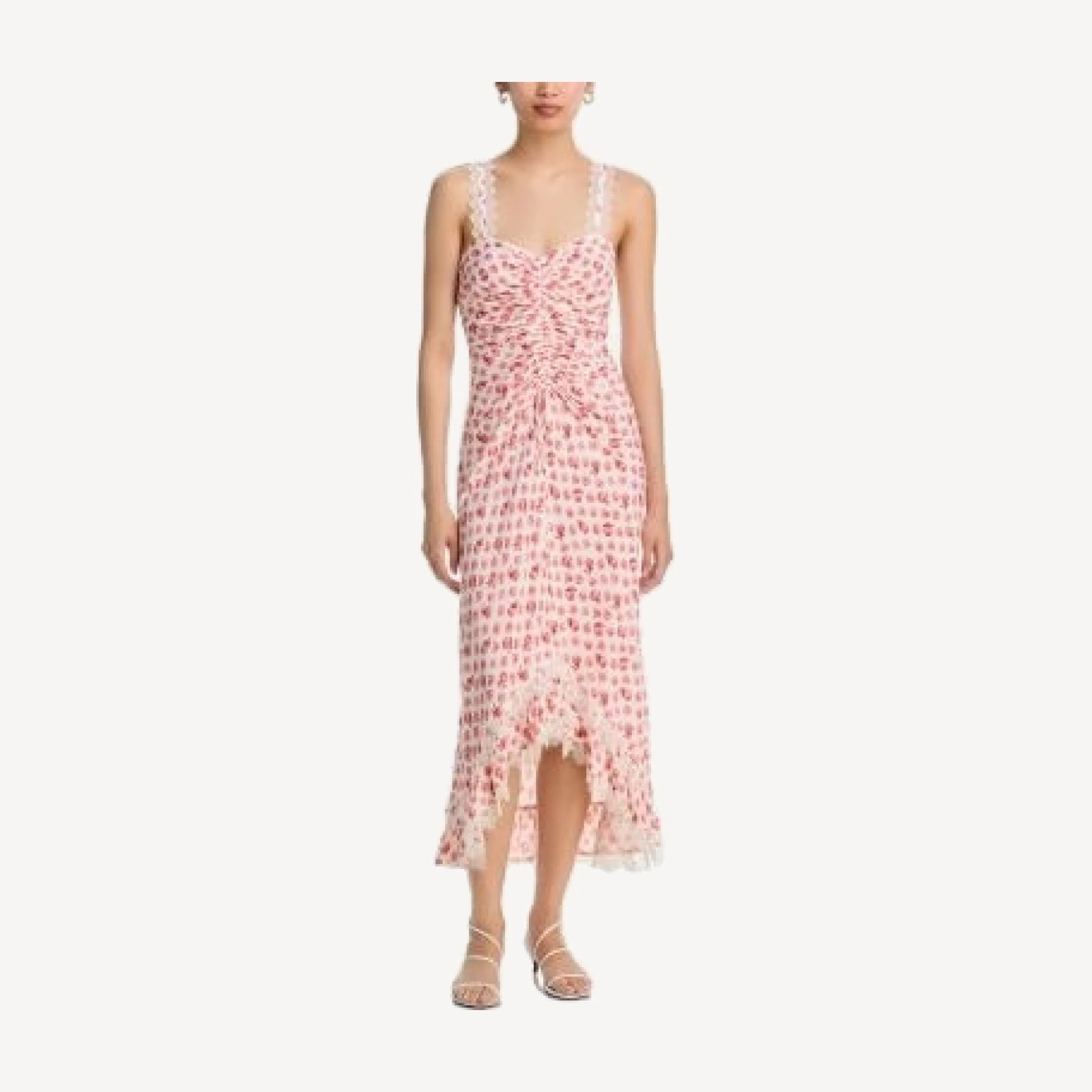 Cinq a Sept Mini Ikat Roses Stevie Dress