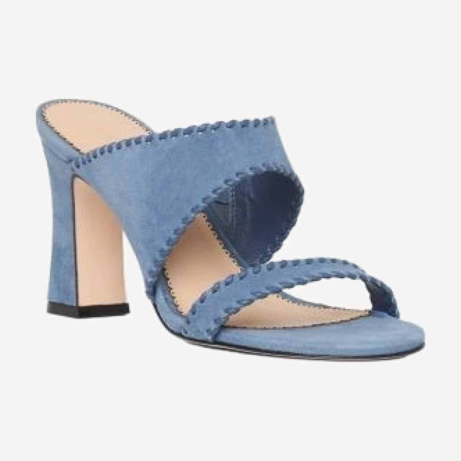 Cinq a Sept Women's Kora Suede Whipstitch Sandals