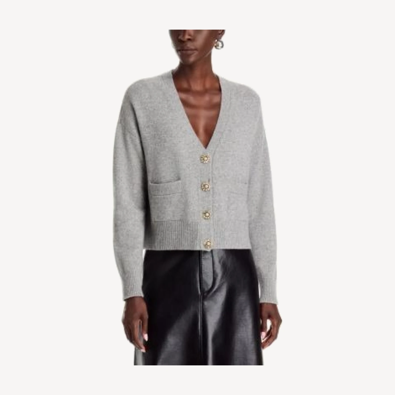 Cinq a Sept Cashmere V Neck Cardigan