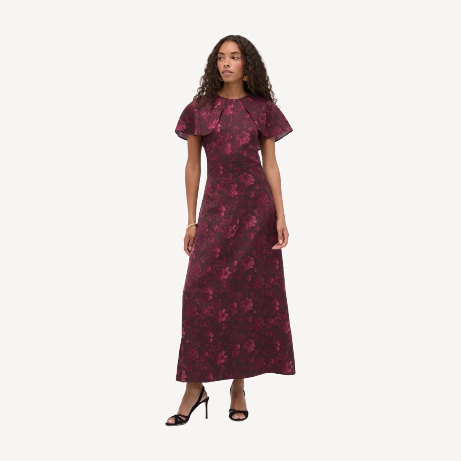 The Davina Dress - Annabelle Botanica Burgundy