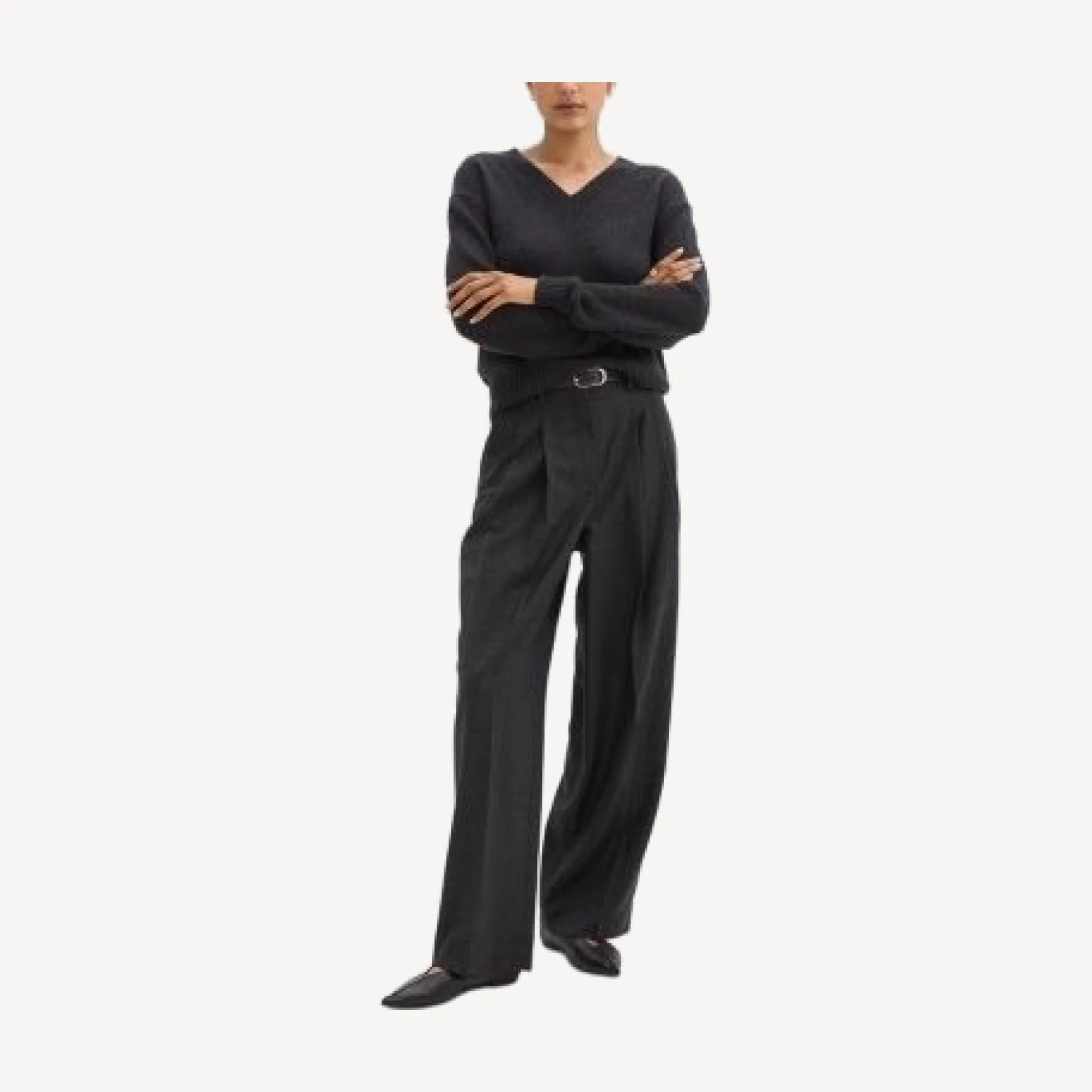 Theory Wool Double Pleat Pants