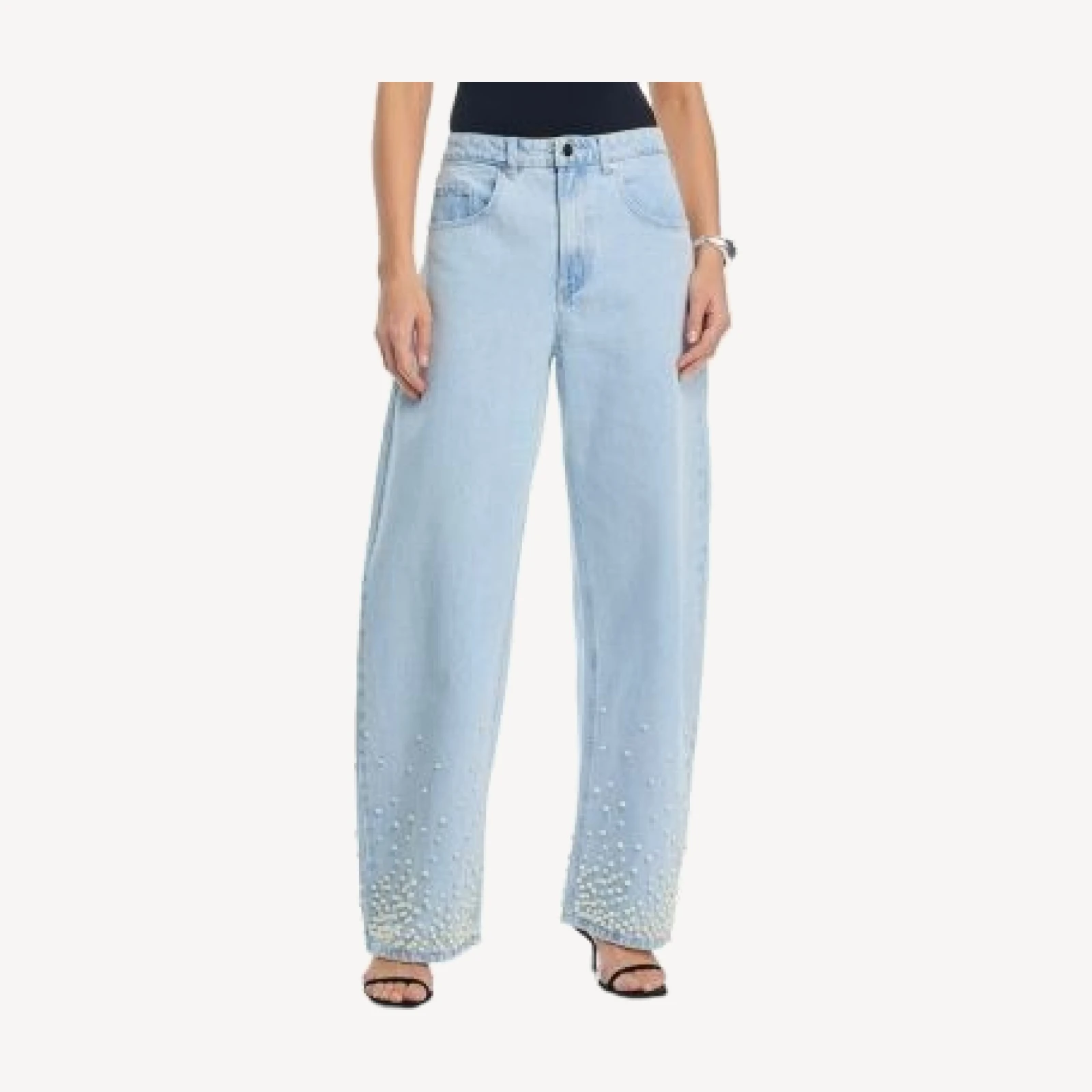 Almost Famous Pearl High Rise Wide Leg Jeans in Sulphur Spring