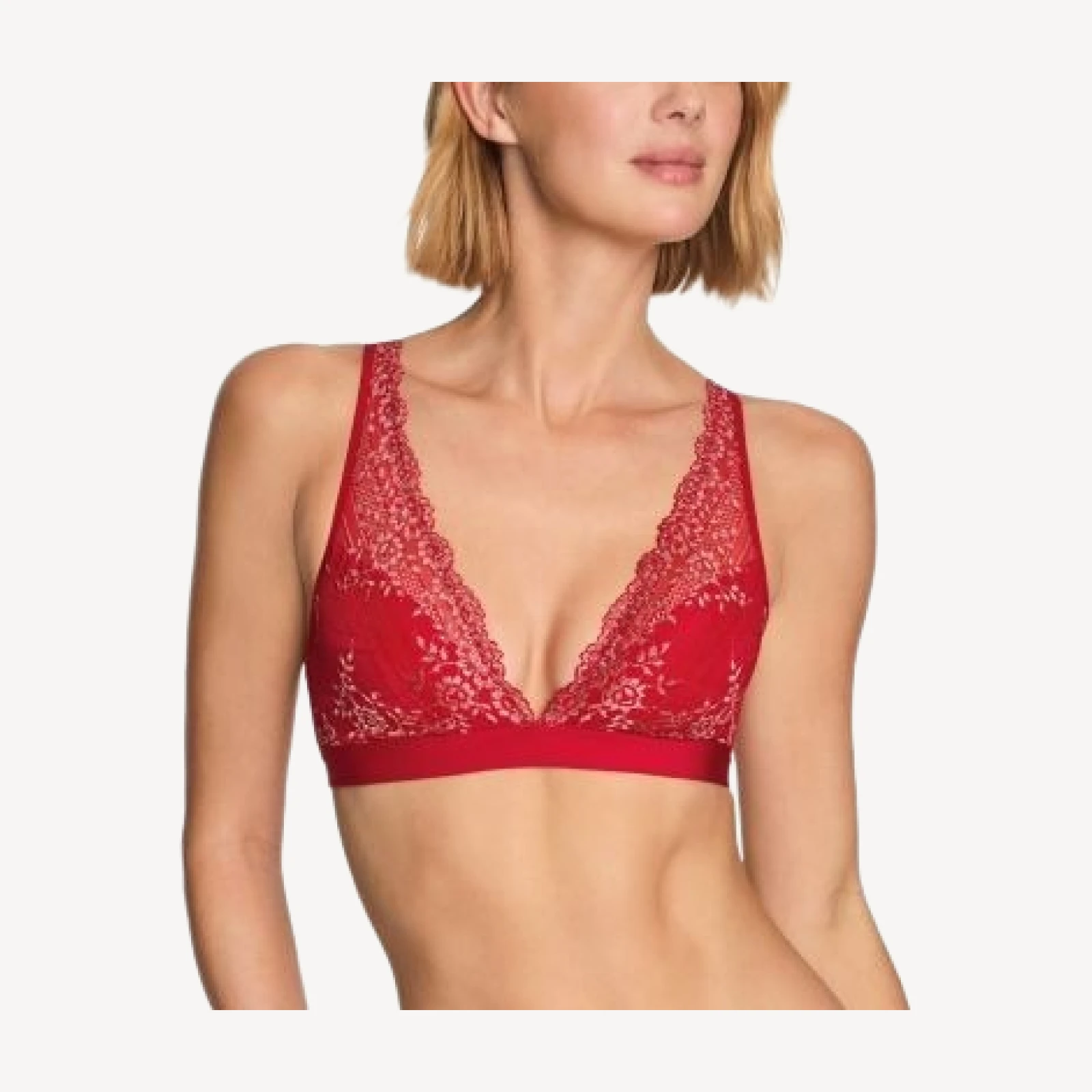 Wacoal Embrace Lace Convertible Plunge Soft Cup Wireless Bra
