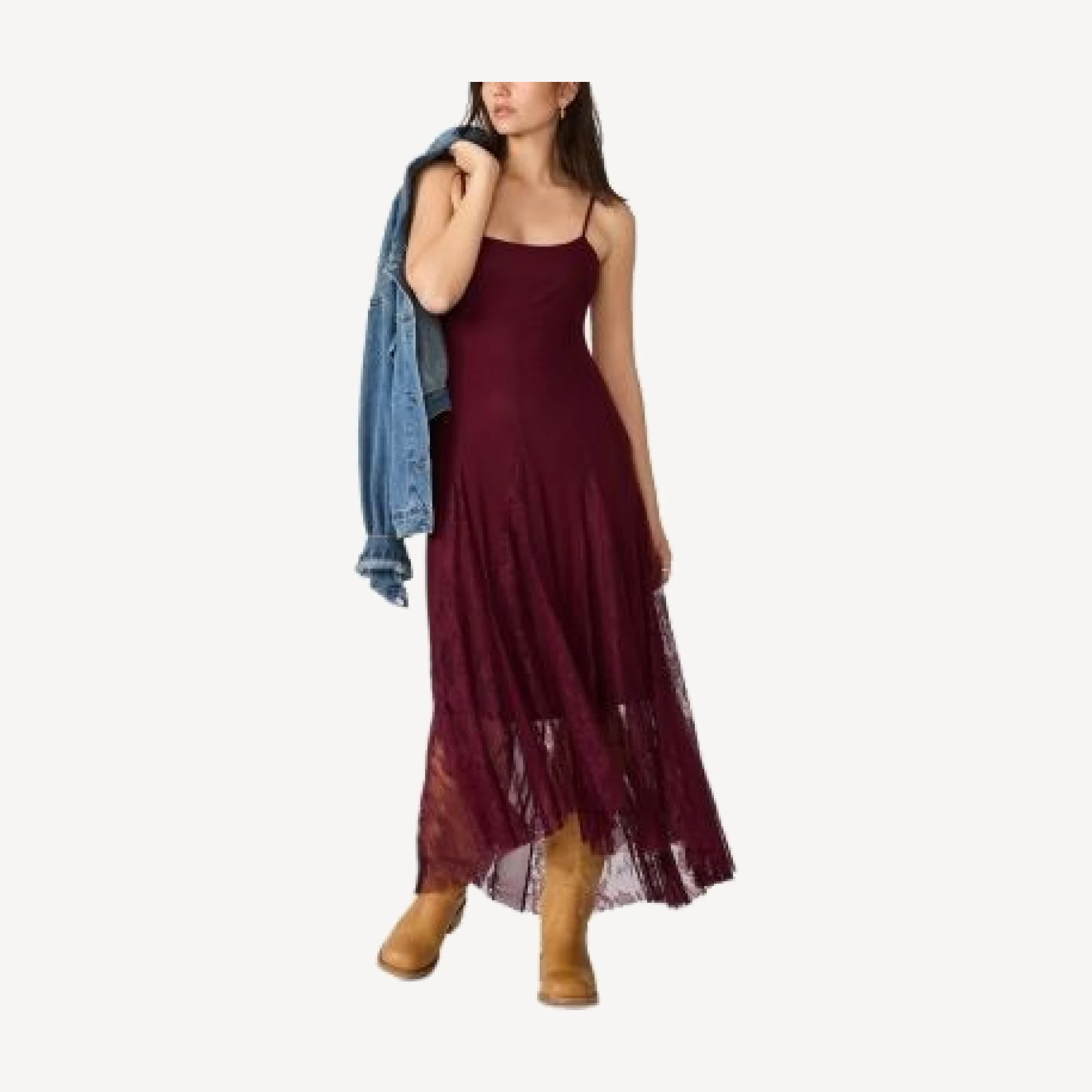 Steve Madden Vita Lace Skirt Dress