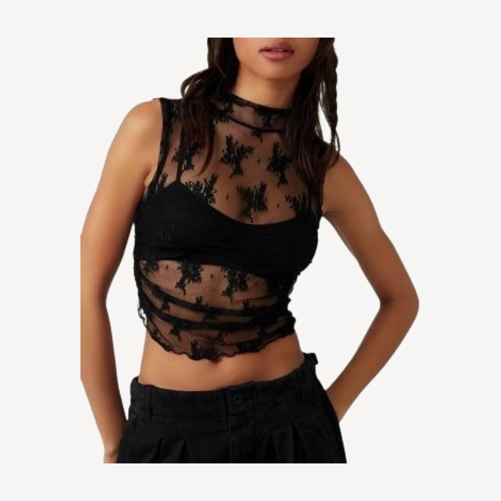 Free People Nice Try Solid Muscle Tank