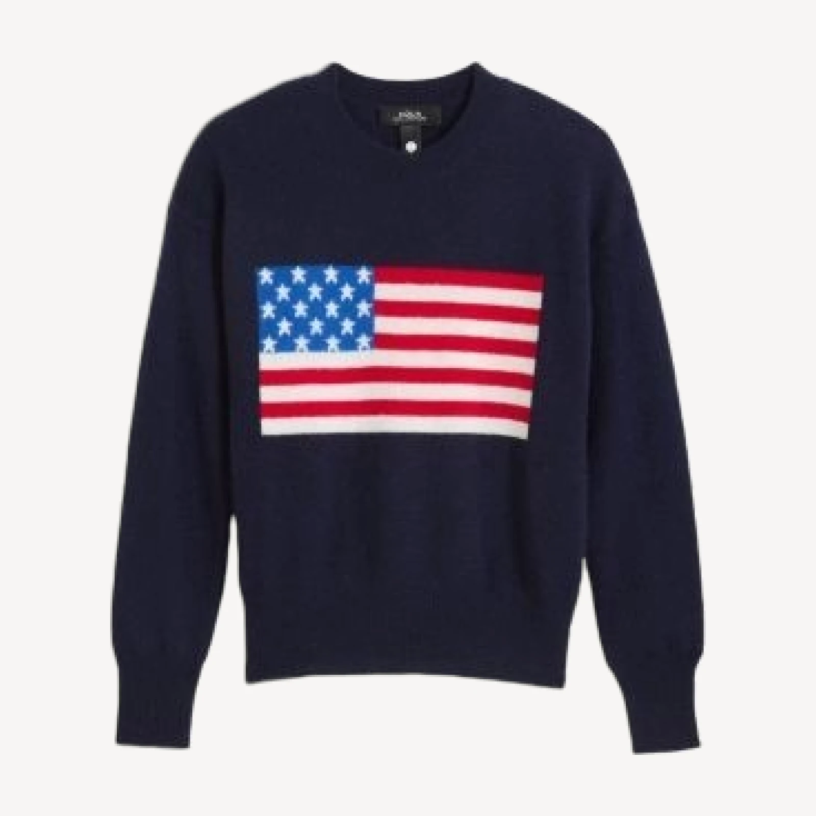 Aqua Girls' Knitted Crewneck Pullover Intarsia Pattern Cashmere Sweater, Big Kid - Exclusive