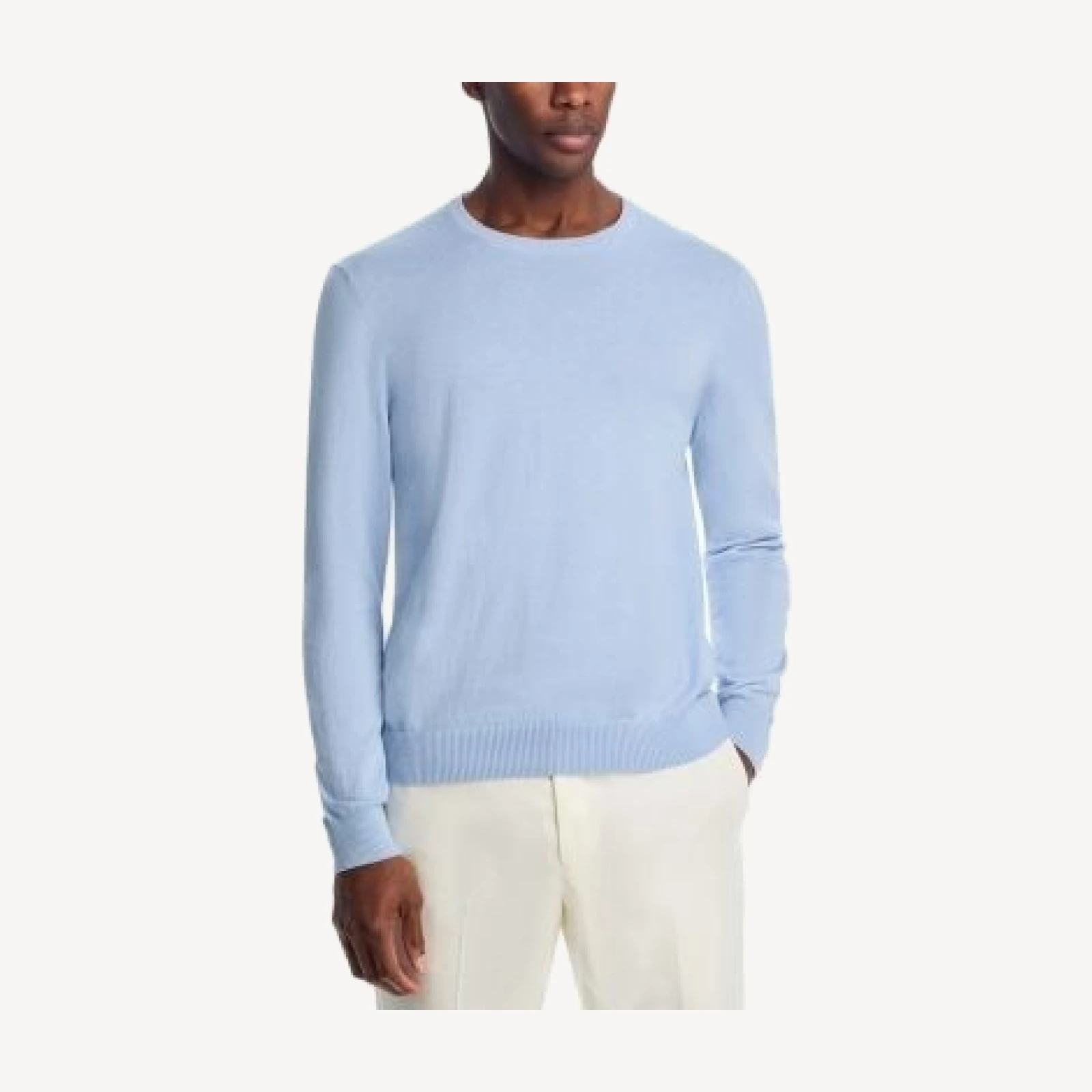 The Men's Store at Bloomingdale's Cotton Cashmere Crewneck Sweater - Exclusive