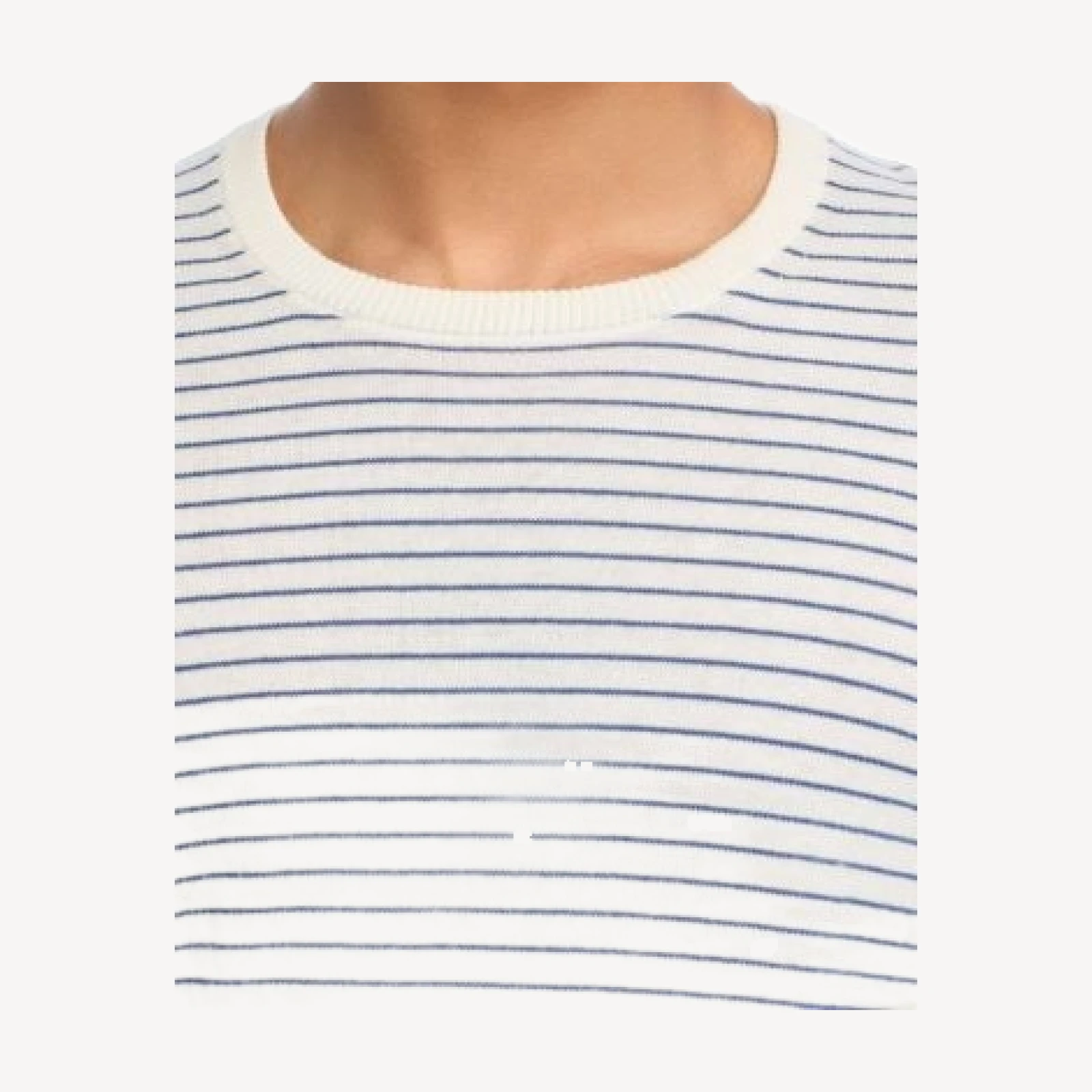 The Men's Store at Bloomingdale's Cotton Cashmere Striped Crewneck Sweater - Exclusive