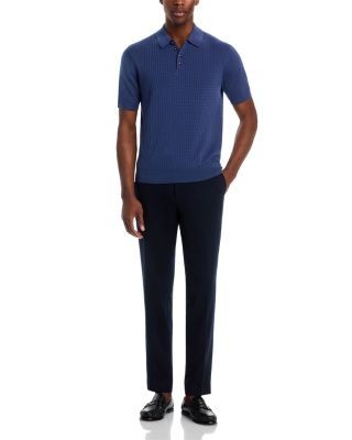 The Men's Store at Bloomingdale's Pointelle Short Sleeve Sweater Polo - Exclusive
