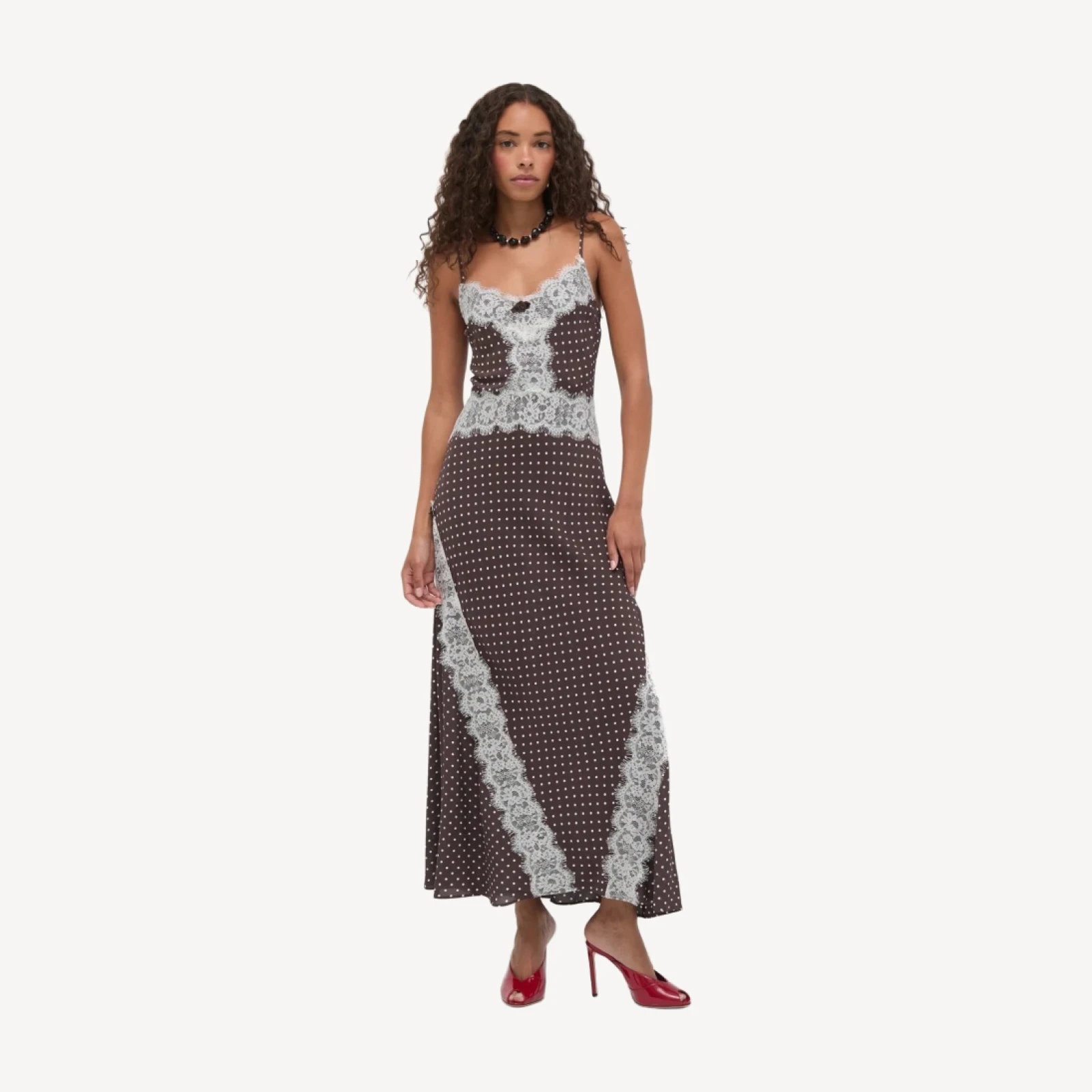 The Francesca Dress - Duke Dot Chocolate