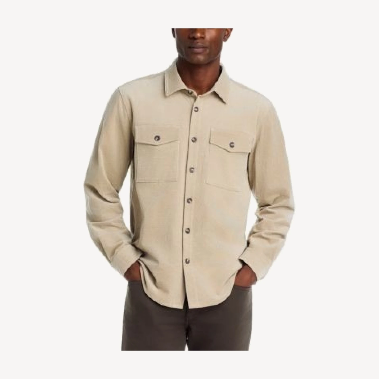 The Men's Store at Bloomingdale's Corduroy Cotton Blend Overshirt - Exclusive