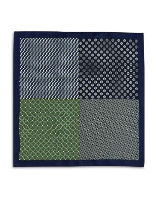The Men's Store Bloomingdale's Geometric Quadrant Silk Pocket Square - Exclusive