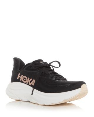 Hoka Women's Clifton 10 Sneakers in Rose Gold
