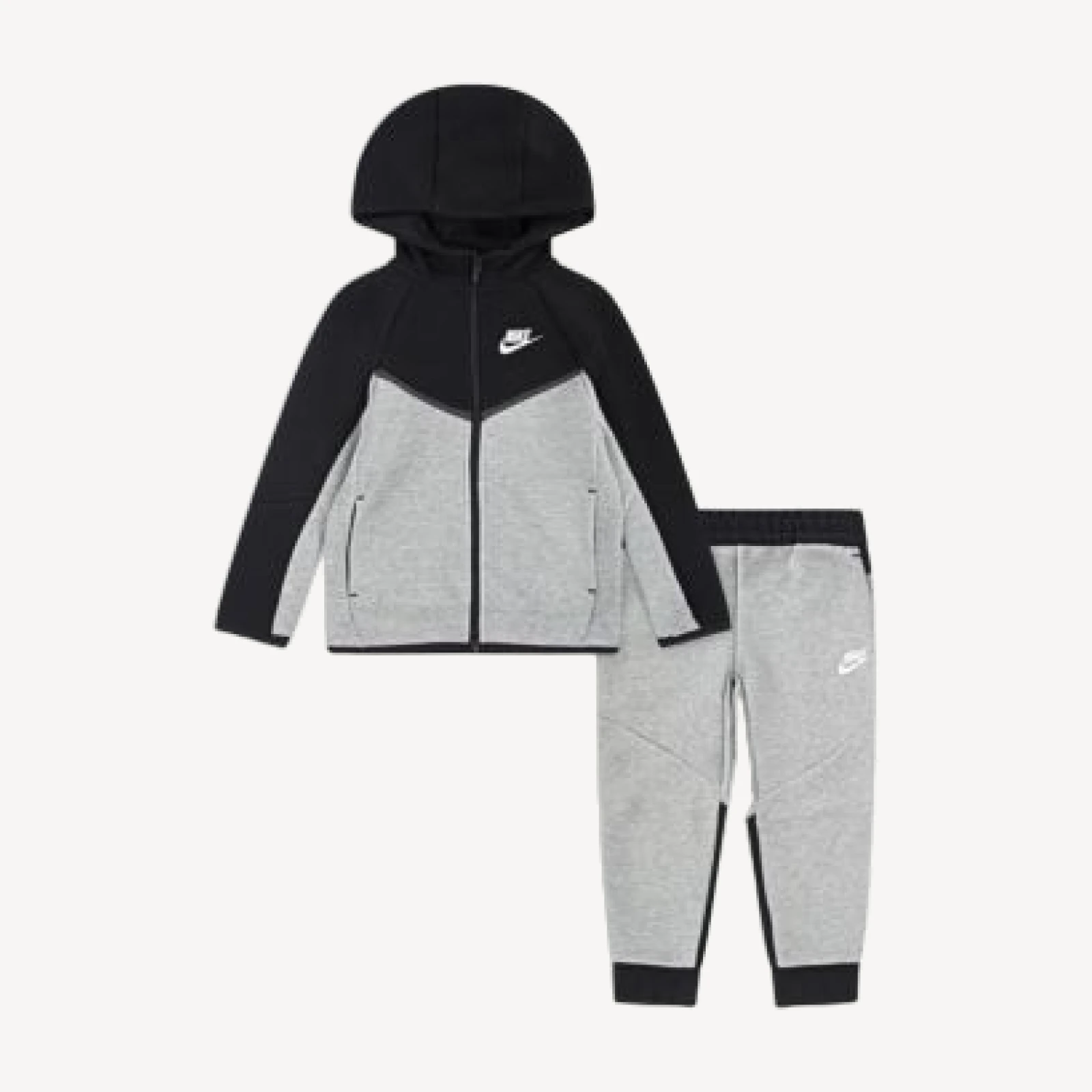 Nike Boys' Nike Tech Fleece Hooded Full Zip Set - Little Kid
