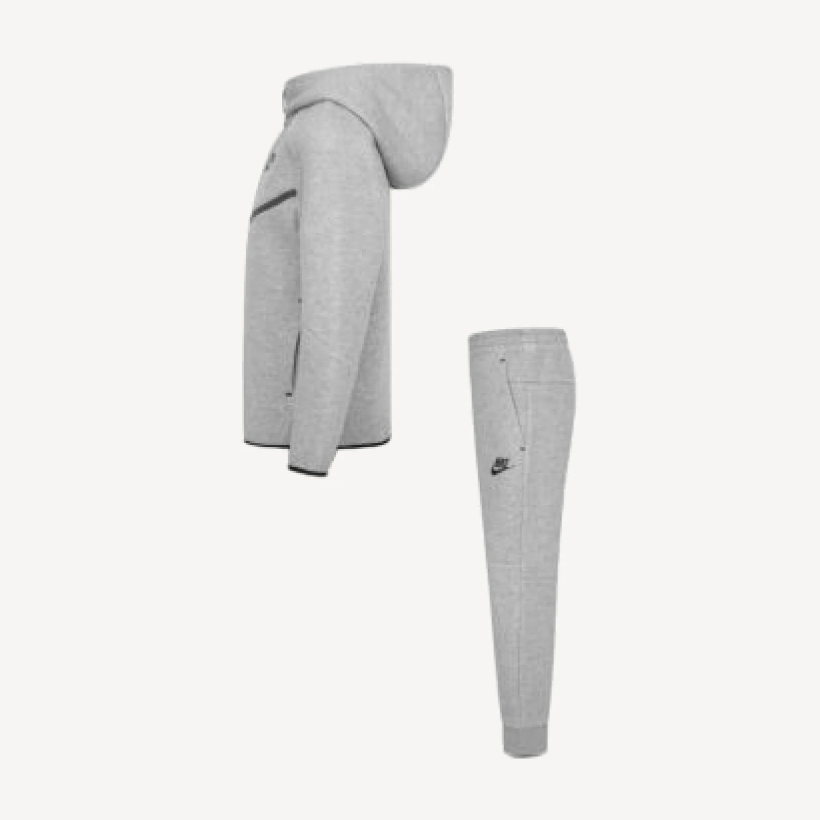 Nike Boys' Nike Tech Fleece Hooded Full Zip Set - Little Kid
