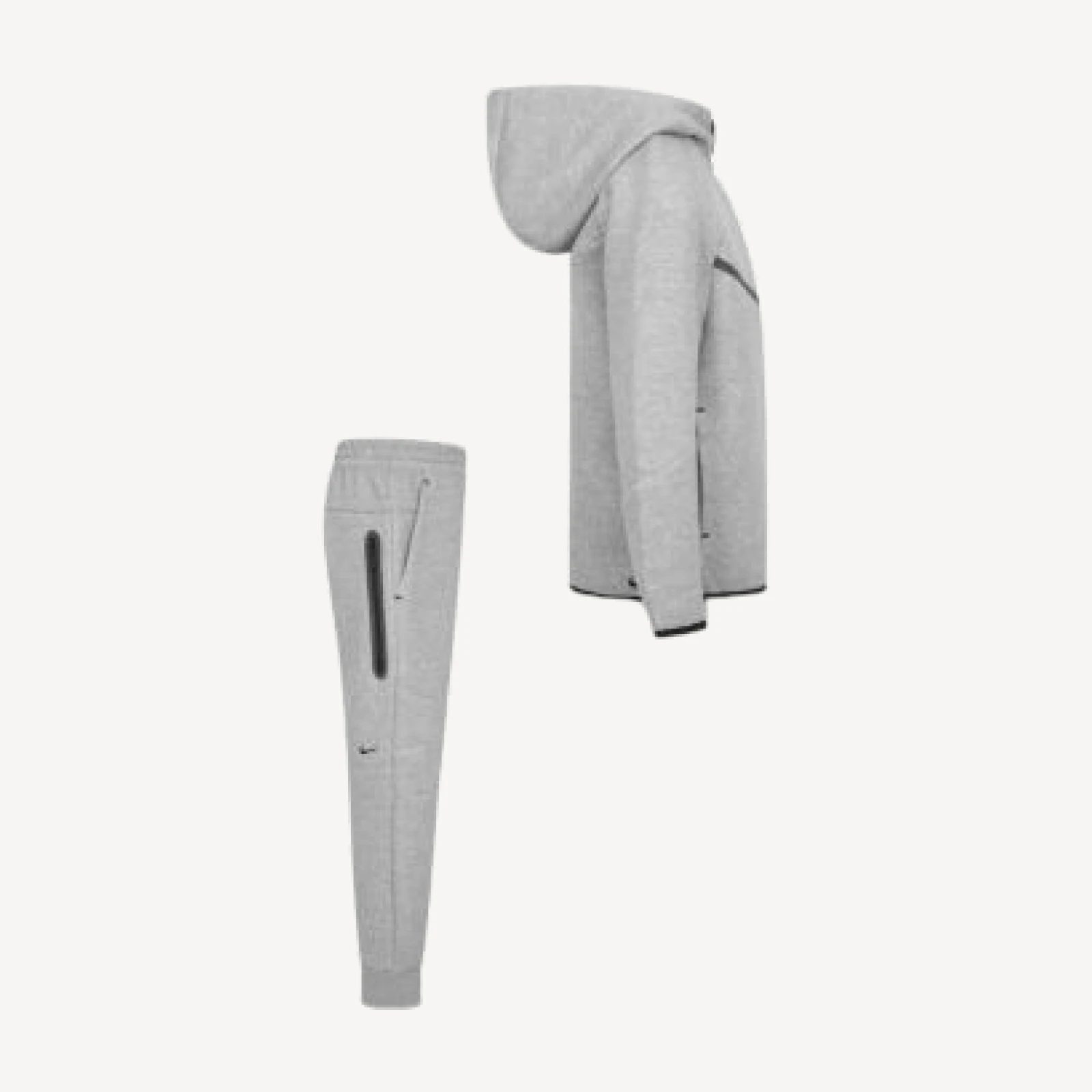 Nike Boys' Nike Tech Fleece Hooded Full Zip Set - Little Kid
