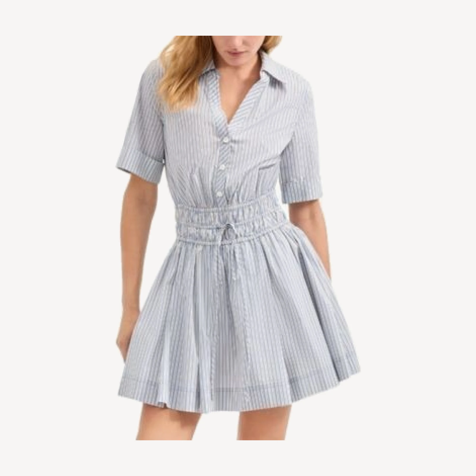 Veronica Beard Susan Poplin Shirt Dress