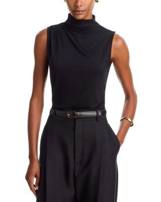 Veronica Beard Mylie Mock Neck Top