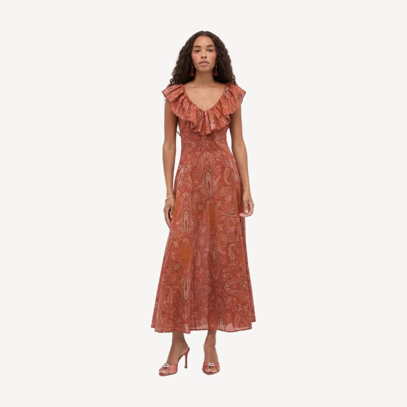 The Milani Dress - Cypress Paisley