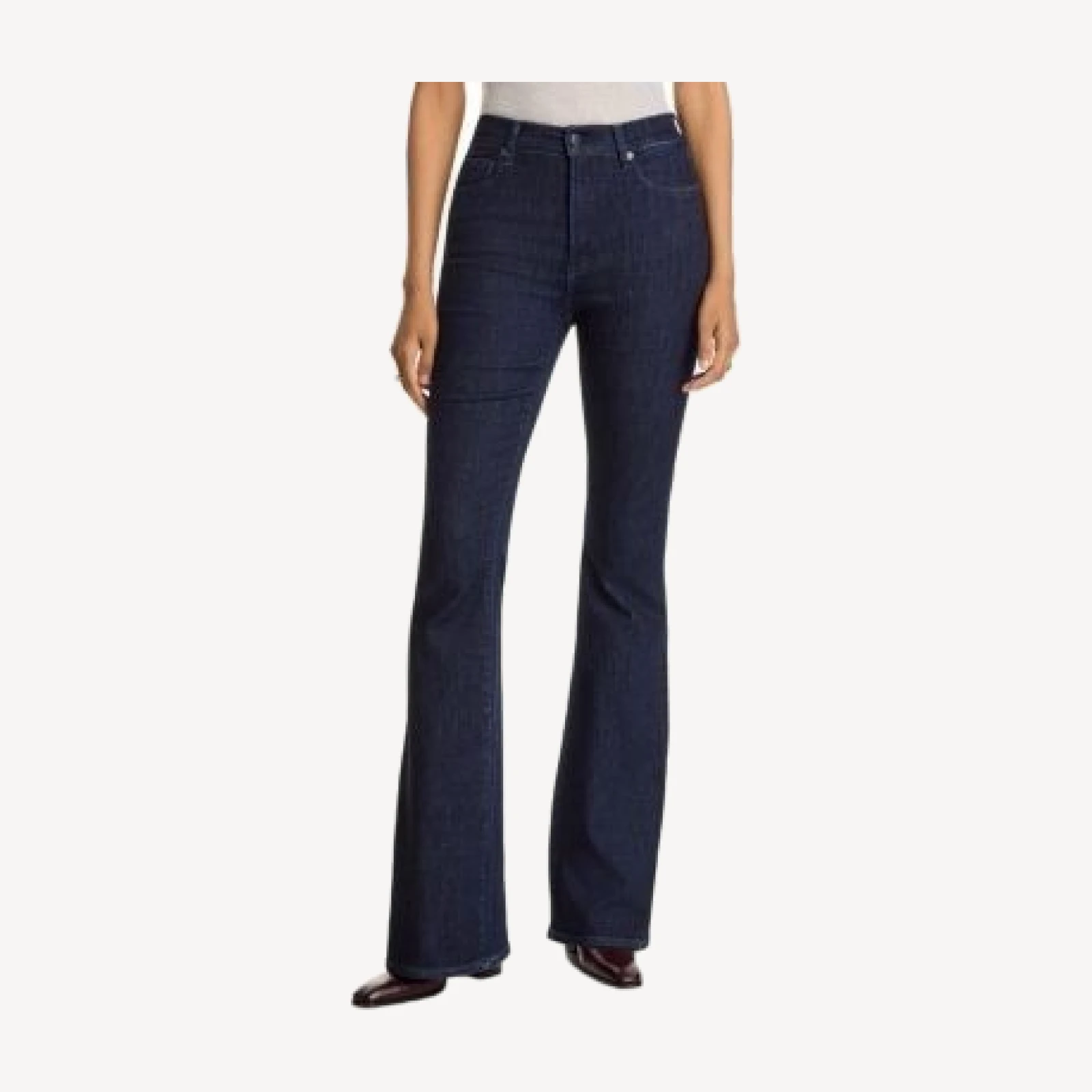 Veronica Beard Beverly High Rise Skinny Flare Jeans in Indigo Rinse
