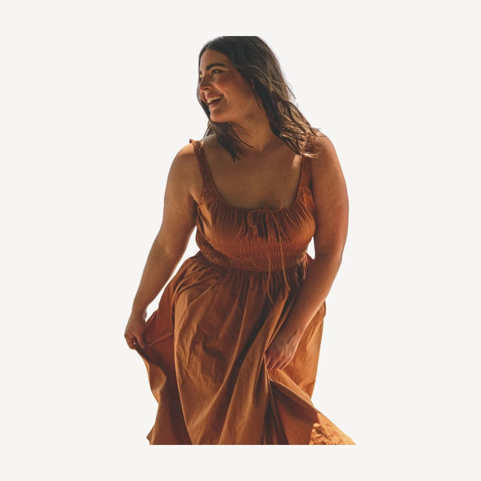 QUILLA DRESS -- COCONUT