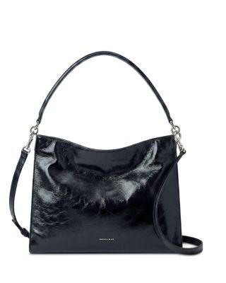 Veronica Beard Bea Crinkled Leather Crossbody