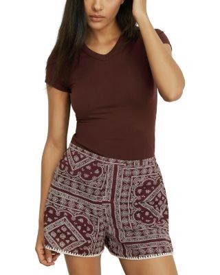 Veronica Beard Devin V Neck Tee