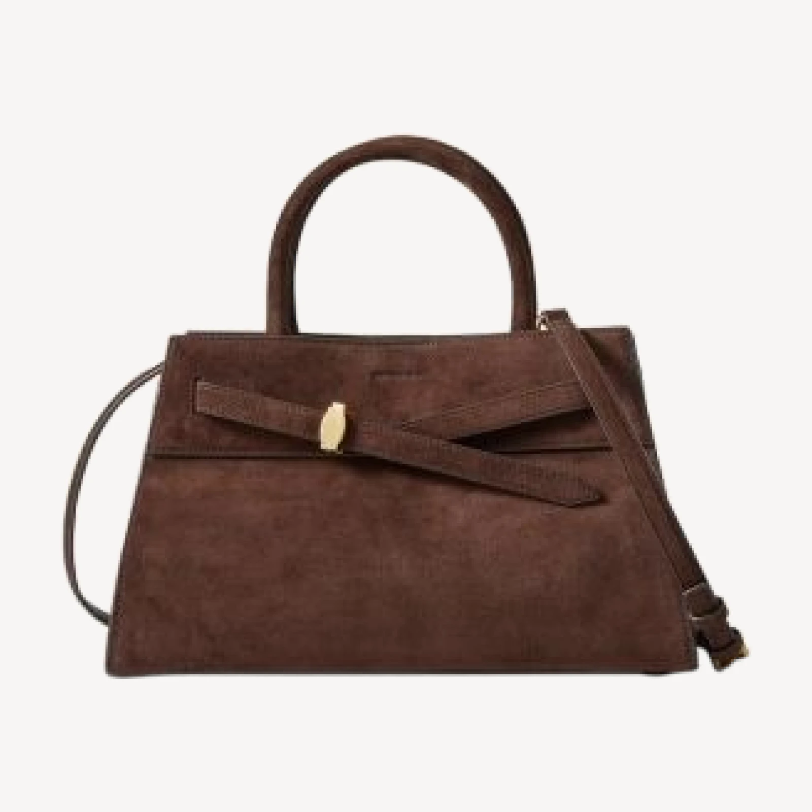 Veronica Beard Suede Top Handle Bag