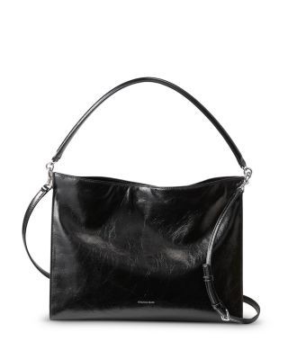 Veronica Beard Crinkle Leather Shoulder Bag
