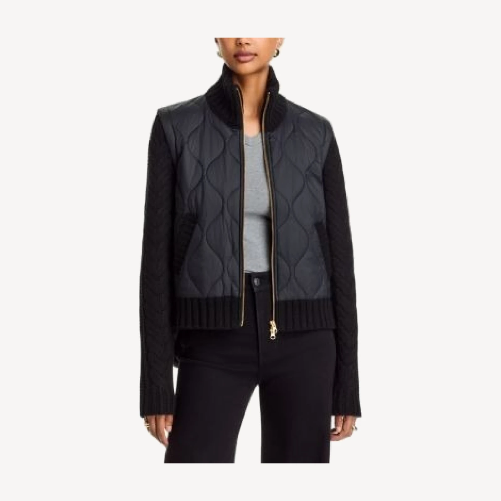 Veronica Beard Patra Mixed Media Jacket