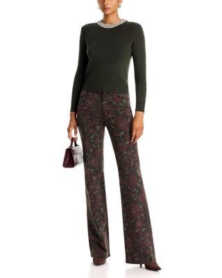 Veronica Beard Daro Merino Wool Embellished Sweater