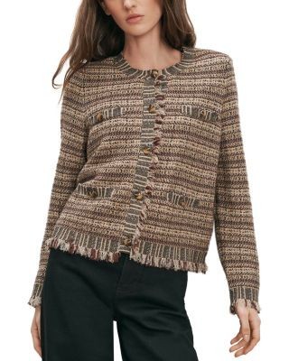 Veronica Beard Sariyah Button Front Knit Jacket
