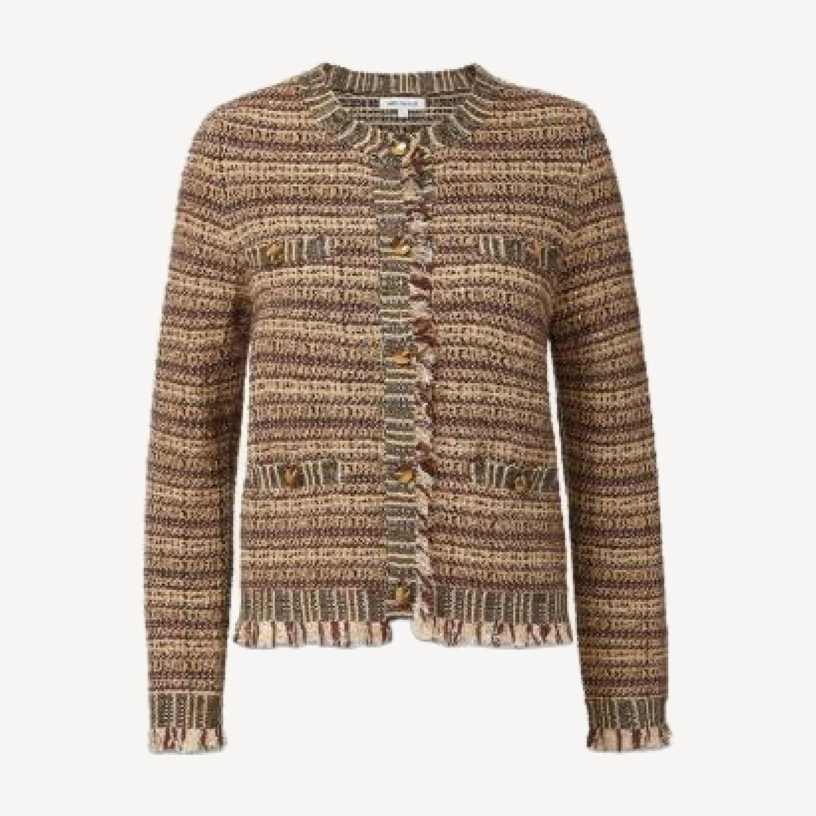 Veronica Beard Sariyah Button Front Knit Jacket